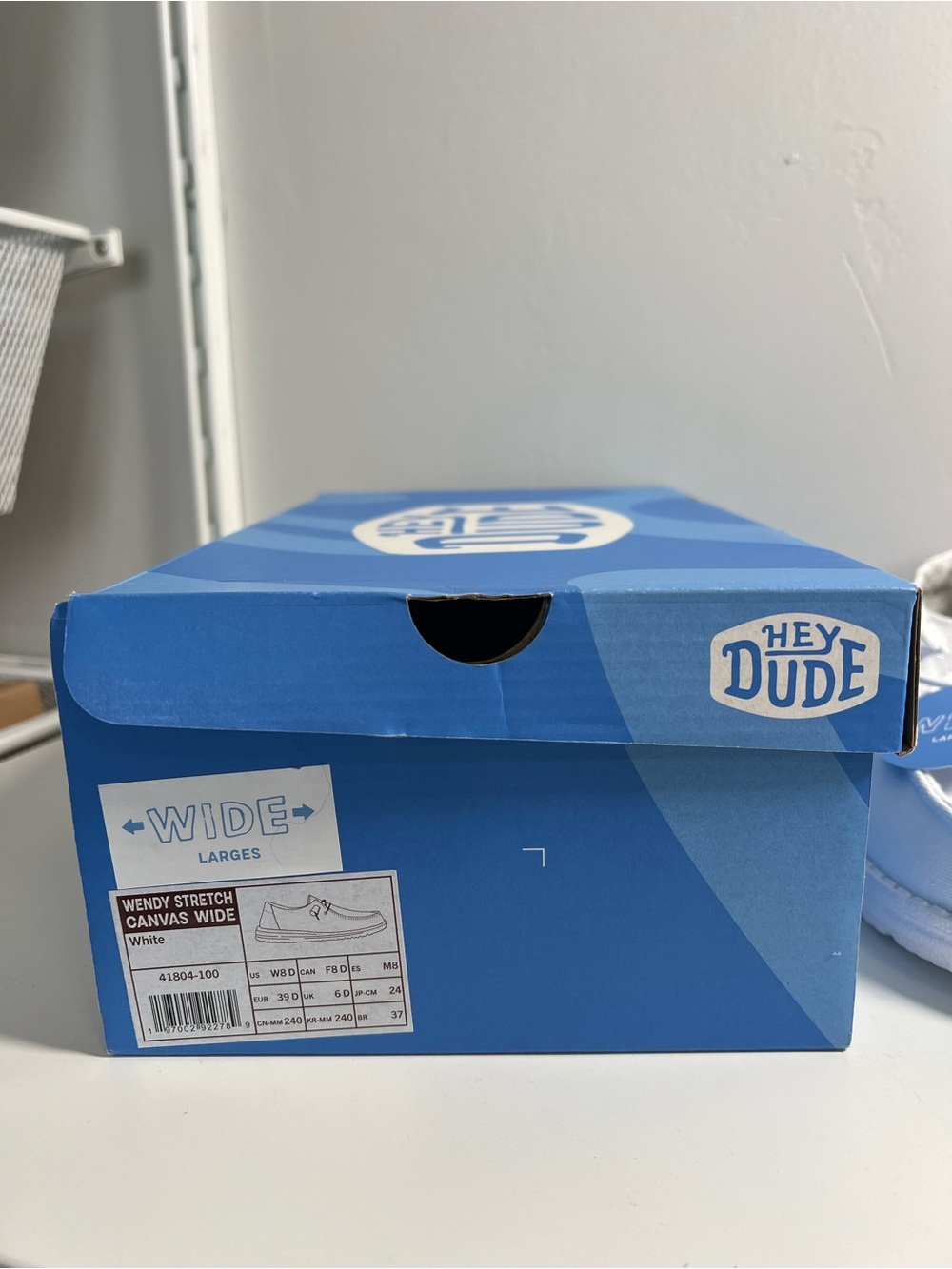 Hey Dude Wendy Stretch Canvas size W8 D